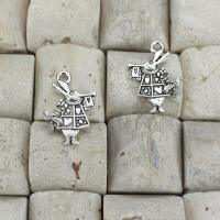 Tibetan Style Animal Pendants, Rabbit, antique silver color plated, DIY, nickel, lead & cadmium free, 20x14mm, Sold By PC