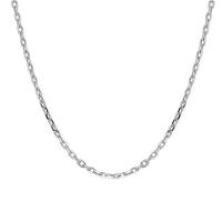 Brass Chain Necklace plated cross chain & Unisex nickel lead & cadmium free Length Approx 17.72 Inch Sold By PC