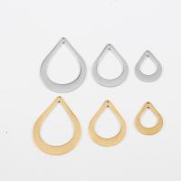 Stainless Steel Pendants 304 Stainless Steel Teardrop polished DIY Sold By PC