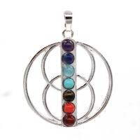 Zinc Alloy Pendant with Gemstone Unisex nickel lead & cadmium free Sold By PC