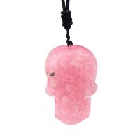 Gemstone Pendant, Skull, fashion jewelry & different materials for choice & Unisex, 50x35x18mm, Sold By PC