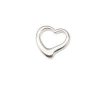 Stainless Steel Heart Pendants, 304 Stainless Steel, polished, DIY & different size for choice, original color, 50PCs/Lot, Sold By Lot