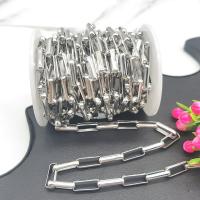 Stainless Steel Box Chain, 304 Stainless Steel, polished, DIY & different size for choice, original color, 5m/Lot, Sold By Lot
