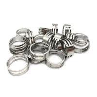 304 Stainless Steel Jump Ring Tool Finger Ring DIY & machine polishing original color Sold By Lot