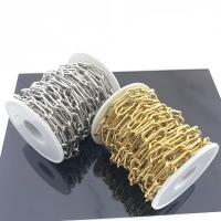 Stainless Steel Jewelry Chain 304 Stainless Steel Vacuum Ion Plating DIY Sold By Lot