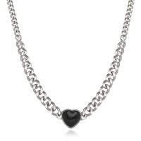 Tibetan Style Jewelry Necklace, with 1.77inch extender chain, Heart, fashion jewelry & Unisex, nickel, lead & cadmium free, Length:Approx 18.9 Inch, Sold By PC