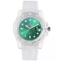 Women Wrist Watch Silicone with Plastic & Glass Chinese watch movement & for woman & waterproof & luminated Sold By PC