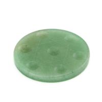 Fashion Decoration Natural Stone Flat Round polished 50mm Sold By PC