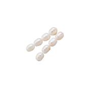 Cultured Rice Freshwater Pearl Beads, DIY, white, 6-7x9-11mm, Approx 35PCs/Strand, Sold By Strand