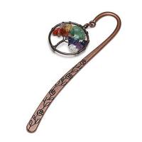 Tibetan Style Bookmark, with Gemstone, plated, different styles for choice, nickel, lead & cadmium free, 123mm*10mm,40*25mm,30mm, Sold By PC