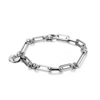 Titanium Steel Bracelet & Bangle, Vacuum Ion Plating, different size for choice & for woman, original color, Sold By PC