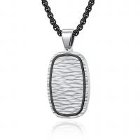 Stainless Steel Pendants 316L Stainless Steel Geometrical Pattern polished DIY & for man Sold By PC