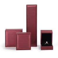 Smycken Gift Box, PU, med Plysch & Velveteen, Dammtät & olika storlek för val, fler färger för val, Säljs av PC