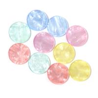 Fashion Resin Cabochons, Flat Round, DIY, more colors for choice, 18mm, 10Bags/Lot, Sold By Lot