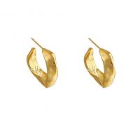 Brass Stud Earring, gold color plated, for woman, more colors for choice, 21mm, Sold By Pair