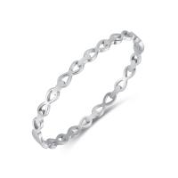304 Stainless Steel Bangle Vacuum Ion Plating fashion jewelry & for woman & hollow 5mm Length Approx 6.69 Inch Sold By PC