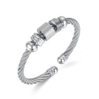304 Stainless Steel Cuff Bangle, Vacuum Ion Plating, Adjustable & fashion jewelry & for woman, more colors for choice, 5mm, Length:Approx 6.69 Inch, Sold By PC