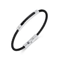 304 Stainless Steel Bangle Vacuum Ion Plating fashion jewelry & for woman Length Approx 6.69 Inch Sold By PC