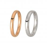 Titantium Steel δάχτυλο του δακτυλίου, Titanium Steel, γυαλισμένο, κοσμήματα μόδας & για άνδρες και γυναίκες & διαφορετικό μέγεθος για την επιλογή, περισσότερα χρώματα για την επιλογή, 4x2mm, Sold Με PC