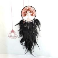 Moda Dreamcatcher, pluma, con Grava natural & metal, Árbol de la vida, hecho a mano, diferentes estilos para la opción, más colores para la opción, 160x650mm, Vendido por UD