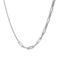 Titanium Steel Necklace, Vacuum Ion Plating, different size for choice & for woman, original color, Sold By PC