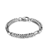 Titanium Steel Bracelet & Bangle, Vacuum Ion Plating, different size for choice & for man, original color, Sold By PC