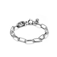 Titanium Steel Bracelet & Bangle, Vacuum Ion Plating, different size for choice & for woman, original color, Sold By PC