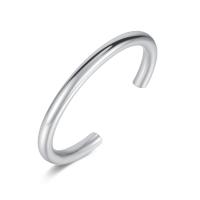 304 Stainless Steel Cuff Bangle Vacuum Ion Plating Adjustable & fashion jewelry & for woman 6mm Length Approx 6.69 Inch Sold By PC