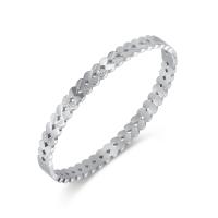 304 Stainless Steel Bangle Vacuum Ion Plating fashion jewelry & for woman 6mm Length Approx 6.69 Inch Sold By PC