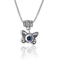 Evil Eye Jewelry Necklace, Tibetan Style, with Resin, with 5 extender chain, Animal, fashion jewelry & different styles for choice & for woman & hollow, Length:46 cm, Sold By PC