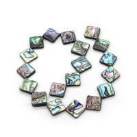 Abalone Shell Beads, Rhombus, DIY & different size for choice, multi-colored, Sold By Strand