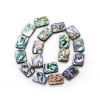 Abalone Shell Beads, Rectangle, DIY & different size for choice, multi-colored, Sold By Strand