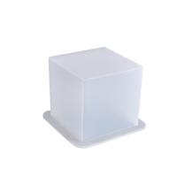 Conjunto de moldes epóxi DIY, silicone, branco, 105x105x82mm, vendido por PC