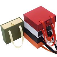 Smycken Gift Box, Papper, med Svamp & Velveteen, fler färger för val, 100x100x35mm, Säljs av PC