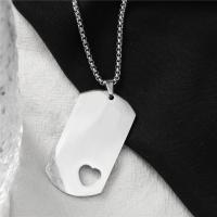 Stainless Steel Jewelry Necklace 304 Stainless Steel with zinc alloy pendant Unisex Length Approx 23.6 Inch Sold By PC