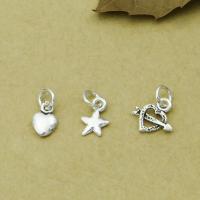925 Sterling Silver Pendant, DIY & different styles for choice, silver color, Hole:Approx 2.5mm, Sold By PC