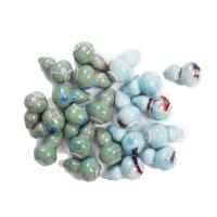Perles bijoux en porcelaine, calebasse, DIY & normes différentes pour le choix, plus de couleurs à choisir, 31x20mm, Trou:Environ 2.5mm, 5PC/sac, Vendu par sac