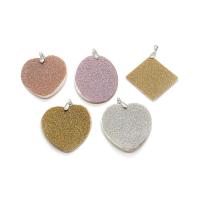Shell Pendants Freshwater Shell & Unisex & frosted Sold By PC