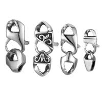 Stainless Steel Lobster Claw Cord Clasp 316L Stainless Steel polished & DIY original color Sold By PC