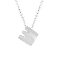 925 Sterling Silver Necklaces Crown plated fashion jewelry & for woman Length Approx 17.7 Inch Sold By PC
