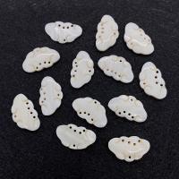 Shell Pendants Natural Seashell Cloud Carved fashion jewelry & DIY white Sold By PC