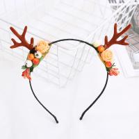 Plastic Hair Band with Cloth Halloween Design & for children mixed colors 260mm Sold By PC