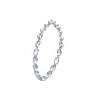 Solidny srebrny pierścień, 925 Srebro, Platerowane platyną, różnej wielkości do wyboru & dla kobiety, oryginalny kolor, sprzedane przez PC