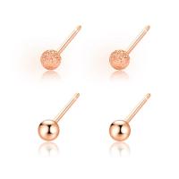 925 Sterling Silver Stud Earrings, plated, different styles for choice & for woman, more colors for choice, Sold By Pair