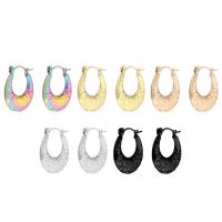 Stainless Steel Lever Back Earring, 304 Stainless Steel, Vacuum Ion Plating, fashion jewelry & for woman, more colors for choice, 20*22*4mm, Sold By Pair