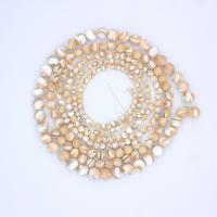 Natural Freshwater Shell Beads Trochus Round polished DIY Length 38 cm Sold By PC