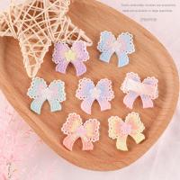 Sewing on Patch Cotton Thread Bowknot Embroidery for woman Sold By PC