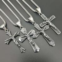 Stainless Steel Cross Pendants, 316 Stainless Steel, Unisex & different size for choice & blacken, more colors for choice, Sold By PC