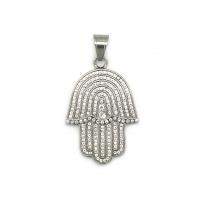 Stainless Steel Pendants 316 Stainless Steel Hand Vacuum Ion Plating Unisex & with rhinestone Sold By PC