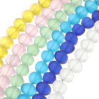 Oval Crystal Beads, DIY & frosted, more colors for choice, nickel, lead & cadmium free, 11x14x12mm, Sold Per Approx 22 Inch Strand